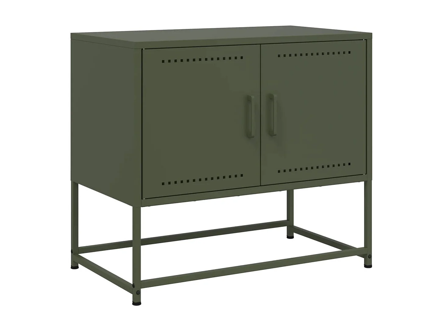 Cerlan Tv-meubel 68,5x39x60,5 cm staal olijfgroen