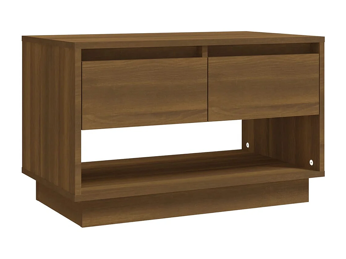 Brooke Taylor Tv-meubel 70x41x44 cm bewerkt hout bruin eikenkleur