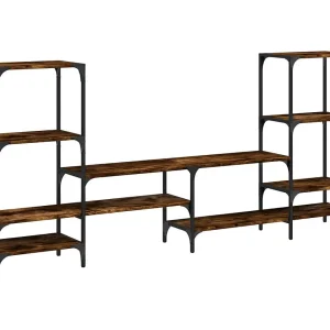 Cilyra Tv-meubel 206,5×28,5×95 cm bewerkt hout gerookt eikenkleurig Cilyra Tv-meubel 206,5×28,5×95 cm bewerkt hout gerookt eikenkleurig