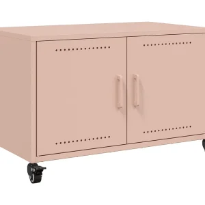 Darius Tv-meubel 68x39x43,5 cm staal roze Darius Tv-meubel 68x39x43,5 cm staal roze