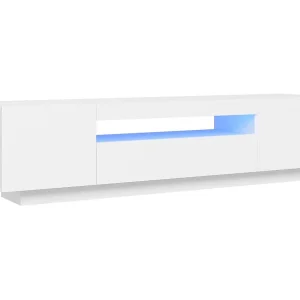 Crescent City Tv-meubel met LED-verlichting 160x35x40 cm wit Crescent City Tv-meubel met LED-verlichting 160x35x40 cm wit