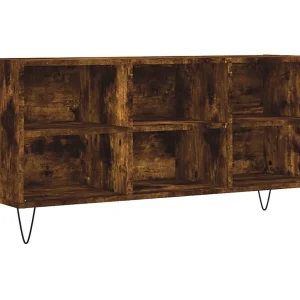 Cemre Tv-meubel 103,5x30x50 cm bewerkt hout gerookt eikenkleurig Cemre Tv-meubel 103,5x30x50 cm bewerkt hout gerookt eikenkleurig