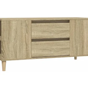 Broomfield  Tv-meubel 102×44,5×50 cm bewerkt hout sonoma eikenkleurig