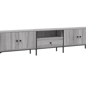 Dalton Tv-meubel met lade 200x25x44 cm bewerkt hout grijs sonoma eiken Dalton Tv-meubel met lade 200x25x44 cm bewerkt hout grijs sonoma eiken