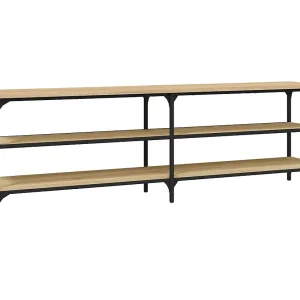 Chiloquin  Tv-meubel 160x30x50 cm bewerkt hout sonoma eikenkleurig