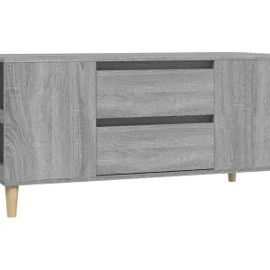 Broomfield  Tv-meubel 102×44,5×50 cm bewerkt hout grijs sonoma eikenkleurig