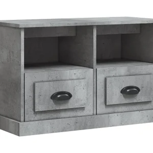 Cloughaneely Tv-meubel 80x35x50 cm bewerkt hout betongrijs Cloughaneely Tv-meubel 80x35x50 cm bewerkt hout betongrijs
