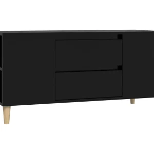 Broomfield  Tv-meubel 102×44,5×50 cm bewerkt hout zwart