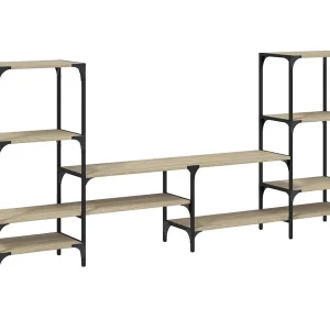 Cilyra Tv-meubel 206,5×28,5×95 cm bewerkt hout sonoma eikenkleurig Cilyra Tv-meubel 206,5×28,5×95 cm bewerkt hout sonoma eikenkleurig