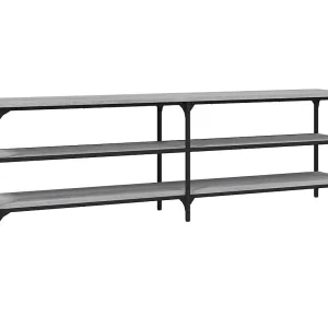 Chiloquin  Tv-meubel 160x30x50 cm bewerkt hout grijs sonoma eikenkleurig