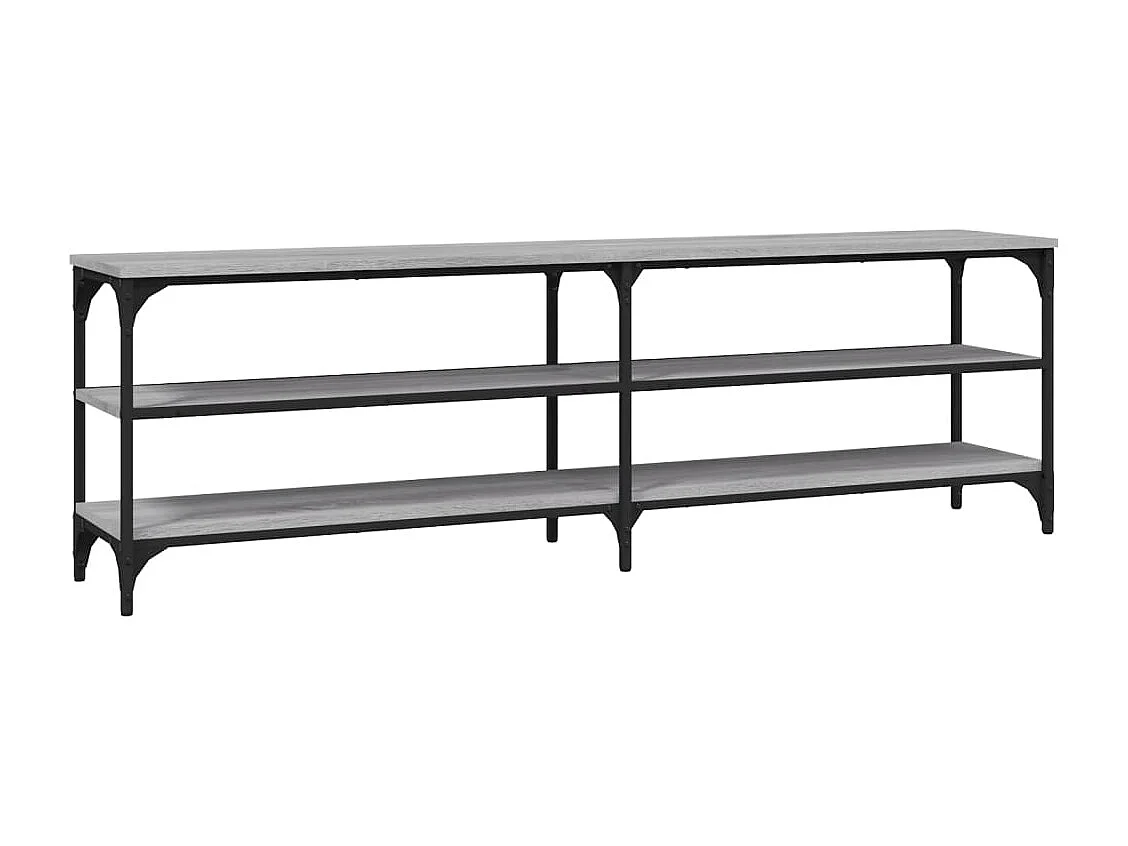 Chiloquin Tv-meubel 160x30x50 cm bewerkt hout grijs sonoma eikenkleurig