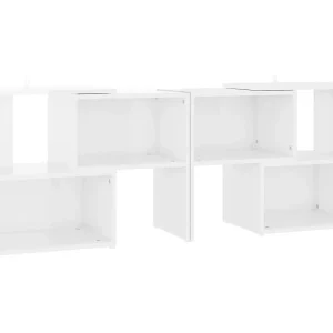 Dalia Tv-meubel 104x30x52 cm bewerkt hout hoogglans wit Dalia Tv-meubel 104x30x52 cm bewerkt hout hoogglans wit