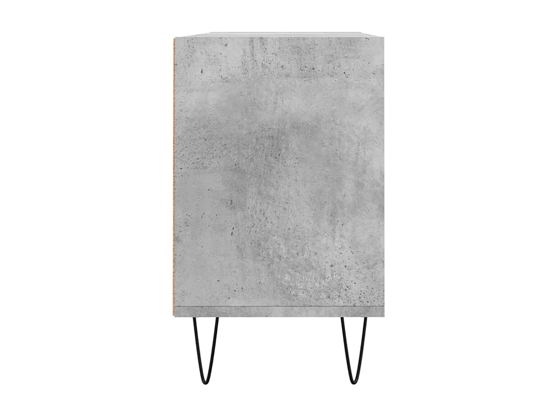 Cemre Tv-meubel 103,5x30x50 cm bewerkt hout betongrijs