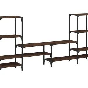 Cilyra Tv-meubel 206,5×28,5×95 cm bewerkt hout bruin eikenkleurig Cilyra Tv-meubel 206,5×28,5×95 cm bewerkt hout bruin eikenkleurig