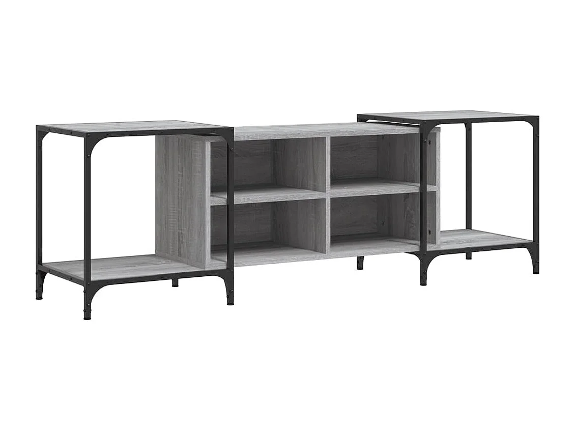 Celorna Tv-meubel 153x37x50 cm bewerkt hout grijs sonoma eikenkleurig