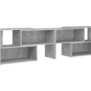 Dalia Tv-meubel 149x30x52 cm bewerkt hout betongrijs Dalia Tv-meubel 149x30x52 cm bewerkt hout betongrijs