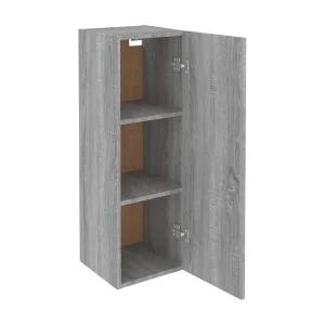 Cloverport 5-delige Tv-meubelset bewerkt hout grijs sonoma eikenkleurig Cloverport 5-delige Tv-meubelset bewerkt hout grijs sonoma eikenkleurig