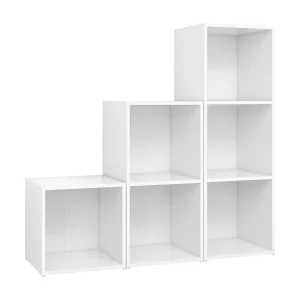 Cape Coral  3-delige Tv-meubelset bewerkt hout wit