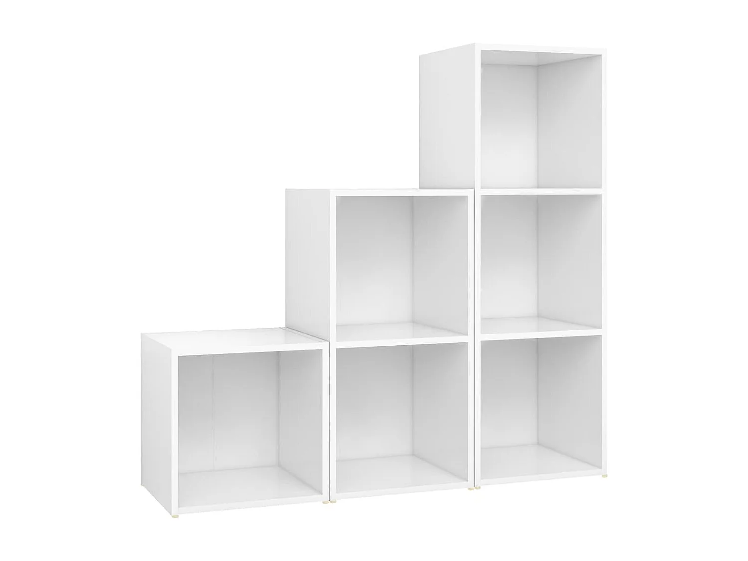 Cape Coral 3-delige Tv-meubelset bewerkt hout wit