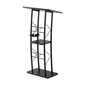 Conferentie Lessenaar SucceBuy, 118 cm, Metalen Podium, Lessenaar voor Presentaties met Groot Leesoppervlak, Bekerhouder, voor Schoolkantoor Conferentie Lessenaar SucceBuy, 118 cm, Metalen Podium, Lessenaar voor Presentaties met Groot Leesoppervlak, Bekerhouder, voor Schoolkantoor