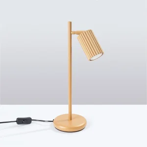 Bureaulamp Gloow minimalistisch van  – 1 lichtbronnen 4000K – L.14,5 x H.43 cm – gouden