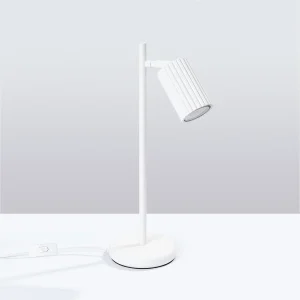 Bureaulamp Gloow minimalistisch van  – 1 lichtbronnen 4000K – L.14,5 x H.43 cm – wit