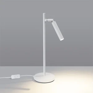 Bureaulamp Brill modern van  – 1 lichtbronnen 3000K – L.14 x H.43 cm – wit