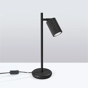 Bureaulamp Gloow minimalistisch van  – 1 lichtbronnen 4000K – L.14,5 x H.43 cm – zwart