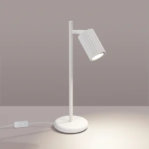 Bureaulamp Gloow minimalistisch van  – 1 lichtbronnen 3000K – L.14,5 x H.43 cm – wit