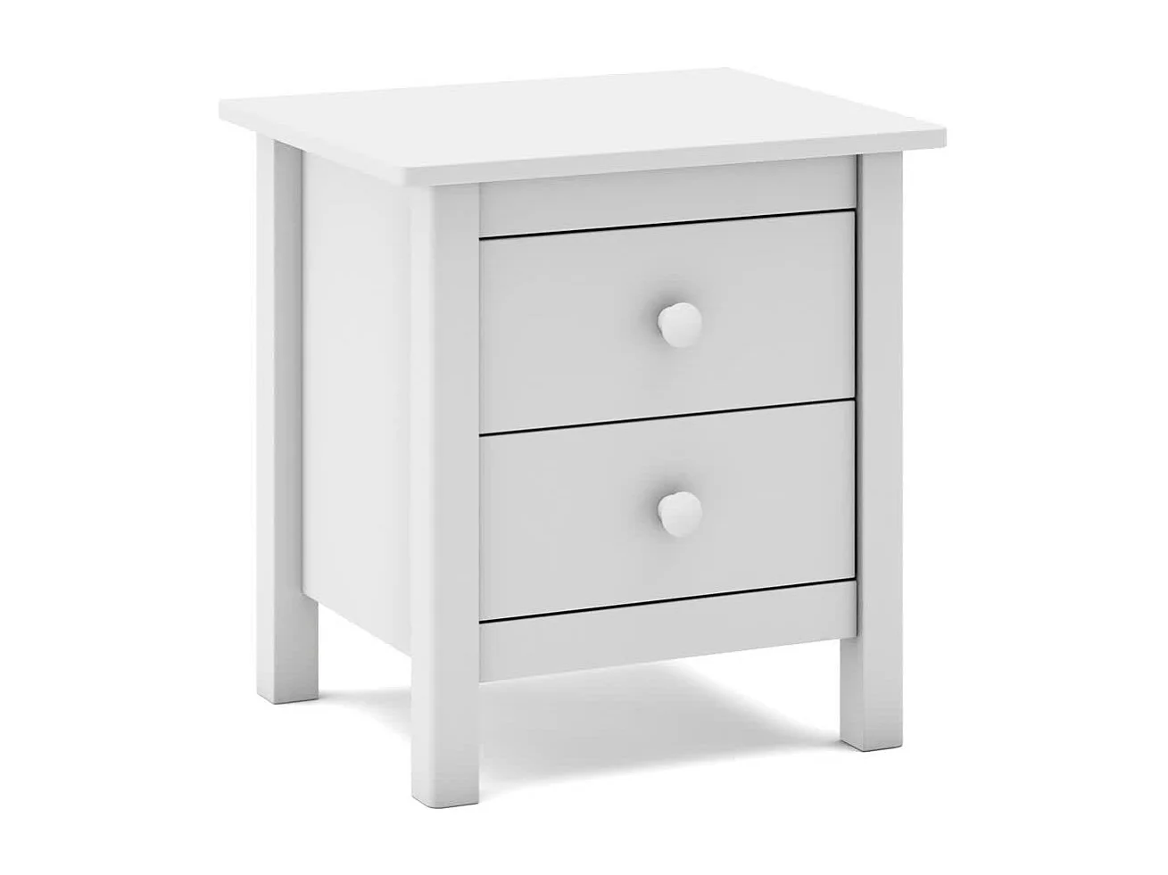 Chevet tafel met 2 laden 46x49,5 cm