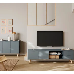 Buffet 2 deuren en 3 laden 140×81 cm