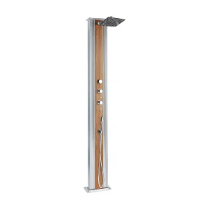 Dada Straight 40L Hybride Buiten Douche – 32.4x14x228cm – Warm/Koud Water Aansluitingen – Afneembare Handdouche – Anti-kalk Dada Straight 40L Hybride Buiten Douche – 32.4x14x228cm – Warm/Koud Water Aansluitingen – Afneembare Handdouche – Anti-kalk