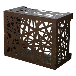 Cache climatiseur pour climatiseur ARTIST Marron bronze Aluminium Corten L86 x P44 x H68 cm Cache climatiseur pour climatiseur ARTIST Marron bronze Aluminium Corten L86 x P44 x H68 cm