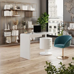 Bureau wit hoogglans 120x50x76 lara