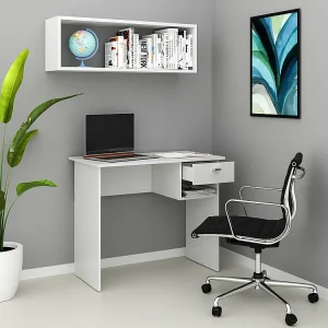Bureau wit 90x50x74.6 colin Bureau wit 90x50x74.6 colin
