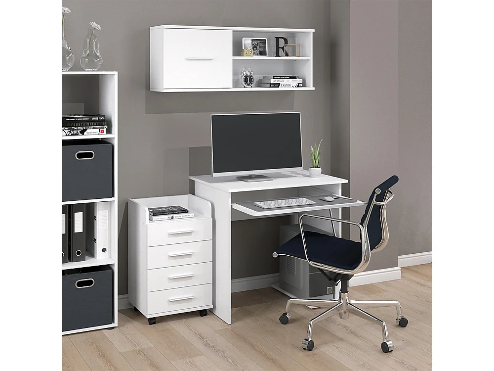 Bureau wit 80x58x77 nick