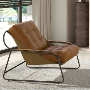Bruine leren fauteuil 5155 ANGEL CERDA Bruine leren fauteuil 5155 ANGEL CERDA