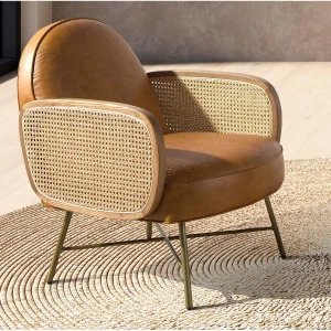 Bruine leren fauteuil 5162 ANGEL CERDA Bruine leren fauteuil 5162 ANGEL CERDA