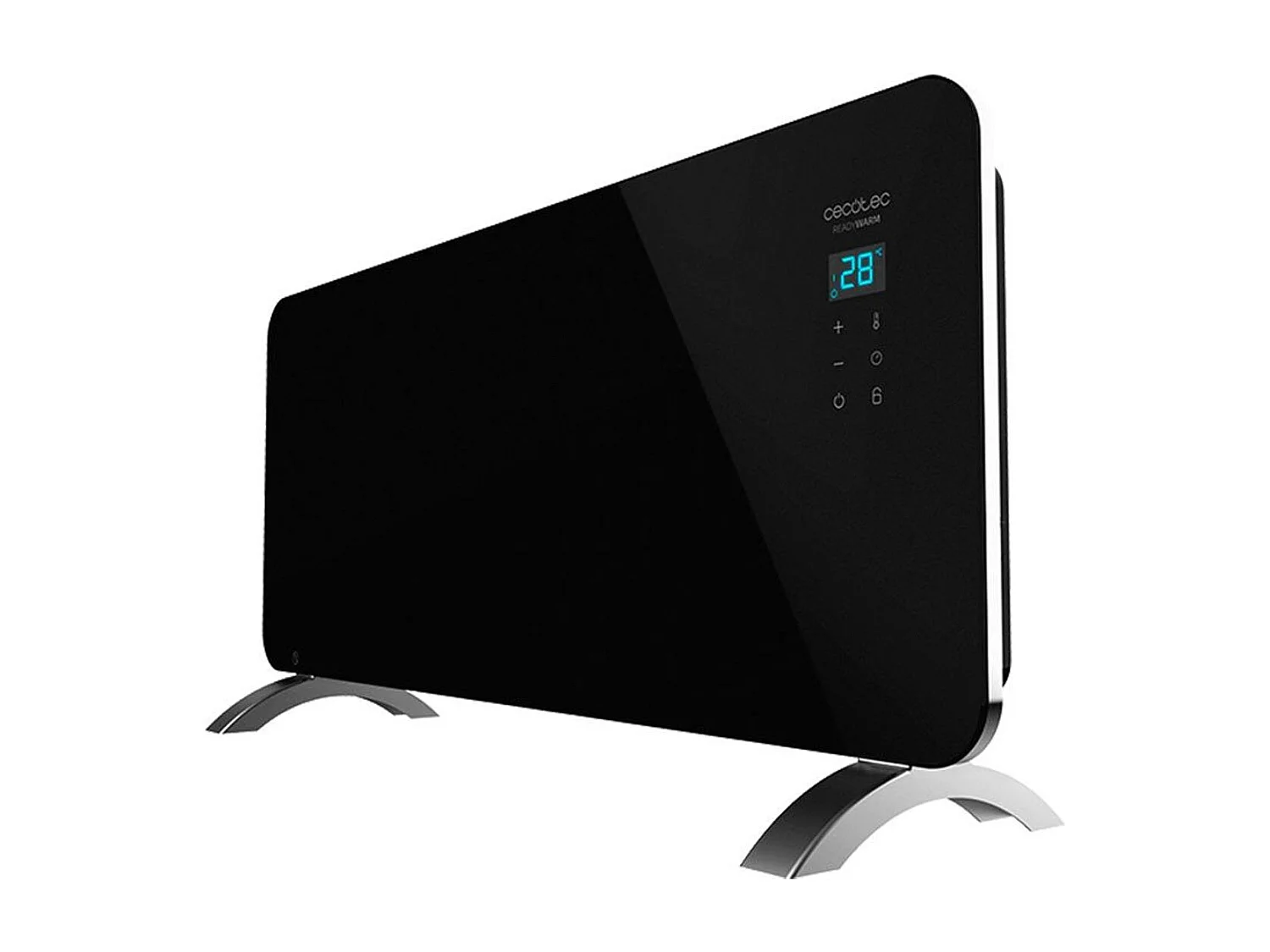 Convectorkachel Ready Warm 6770 Crystal Connection Cecotec 2000W Wifi App/Temps Zwart