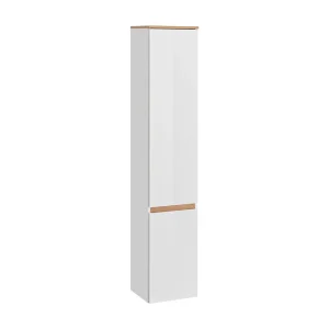Colomme badkamer ASKA 176 cm glanzend wit – Hangend meubel met opbergruimte Colomme badkamer ASKA 176 cm glanzend wit – Hangend meubel met opbergruimte