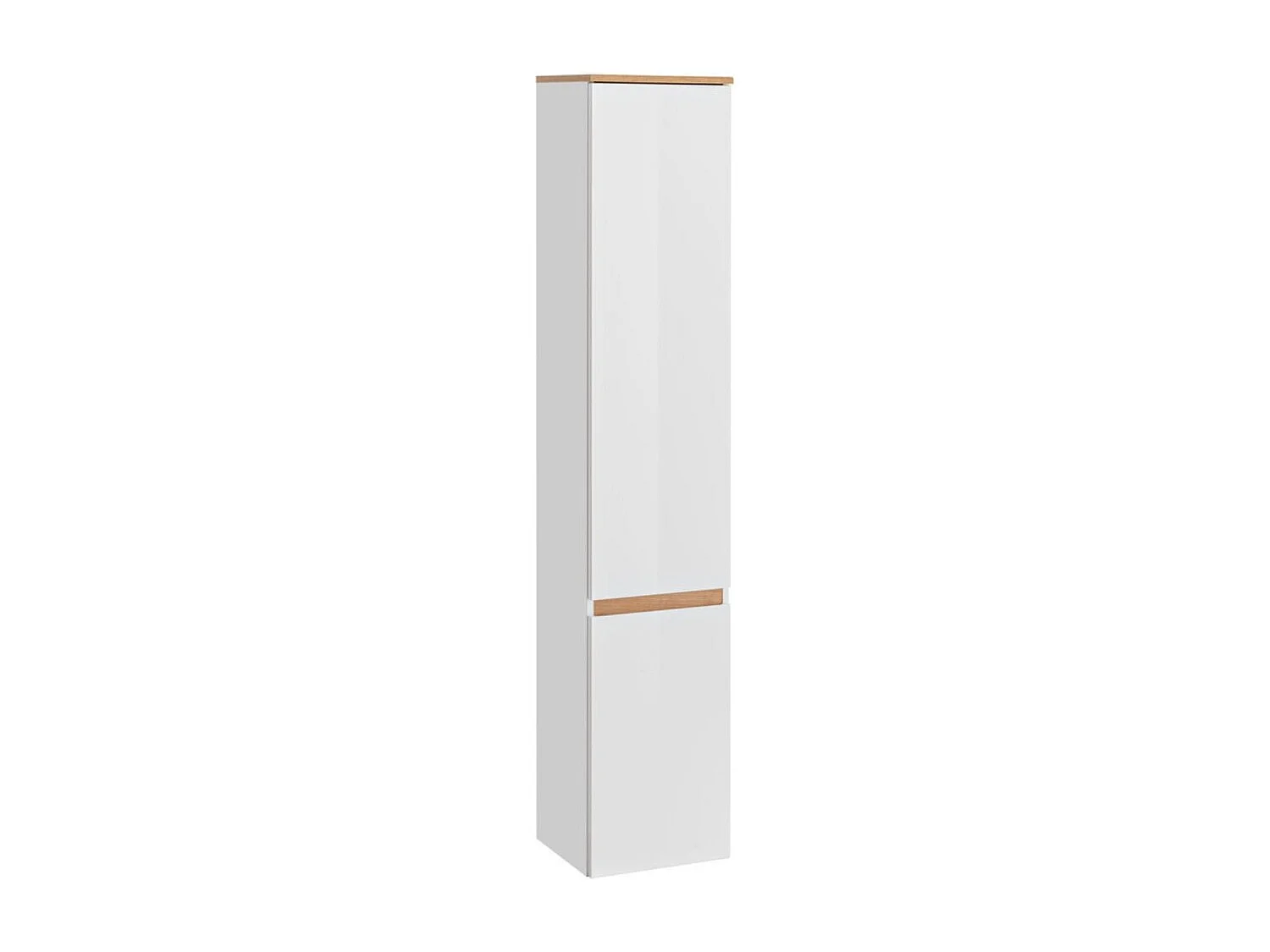 Colomme badkamer ASKA 176 cm glanzend wit – Hangend meubel met opbergruimte