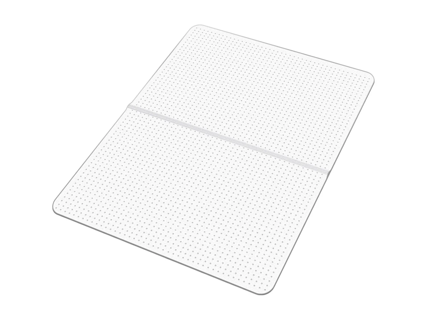 Bureau Stoel Mat SucceBuy van 121,9x91,4 cm, Vloerbescherming voor Tapijt, van Kunststof, Rechthoekig, Transparant, Antislip en Gemakkelijk Schoon te Maken
