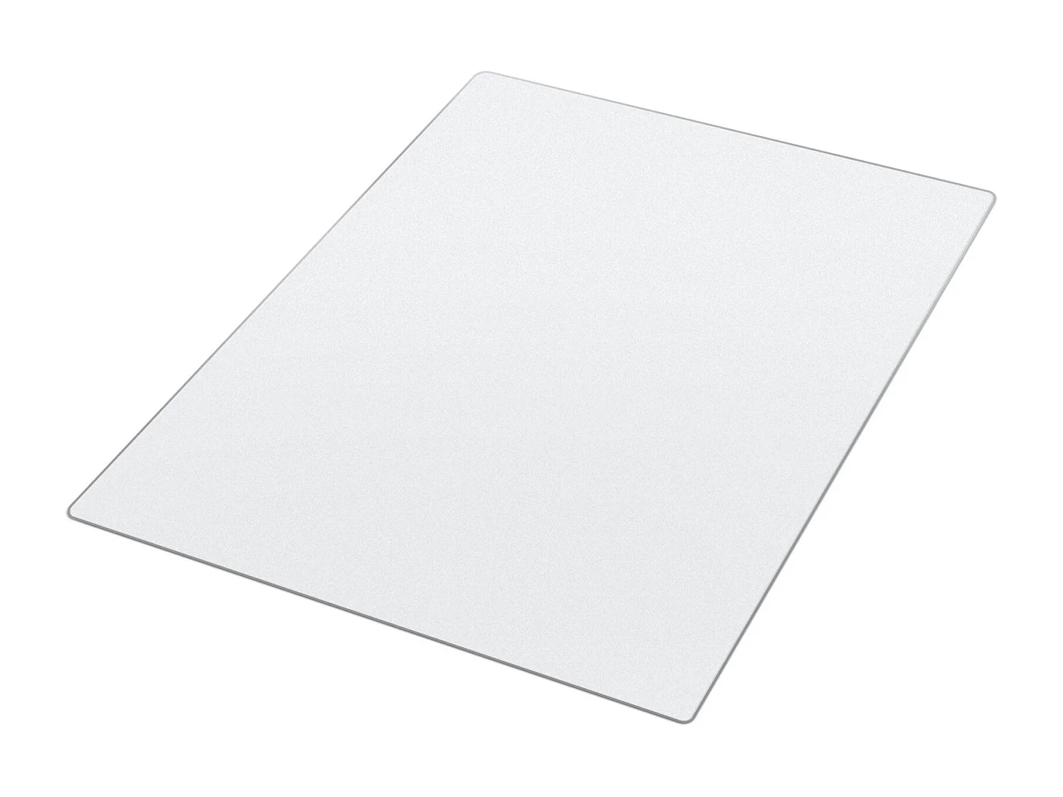 Bureau Stoel Mat SucceBuy Transparant van 121,9x91,4 cm, Beschermingsmat voor Stoelen met Wieltjes, Harde Vloerbescherming Rechthoekig, voor Huis Kantoor