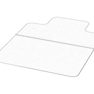 Bureau Stoel Mat SucceBuy met Rand van 121,9×91,4 cm, Vloerbescherming voor Tapijten van Kunststof met Nagels, Antislip en Gemakkelijk Schoon te Maken Bureau Stoel Mat SucceBuy met Rand van 121,9×91,4 cm, Vloerbescherming voor Tapijten van Kunststof met Nagels, Antislip en Gemakkelijk Schoon te Maken