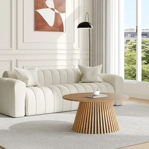 Eiken fineer salontafel – Licht naturel – CARMIZA Eiken fineer salontafel – Licht naturel – CARMIZA