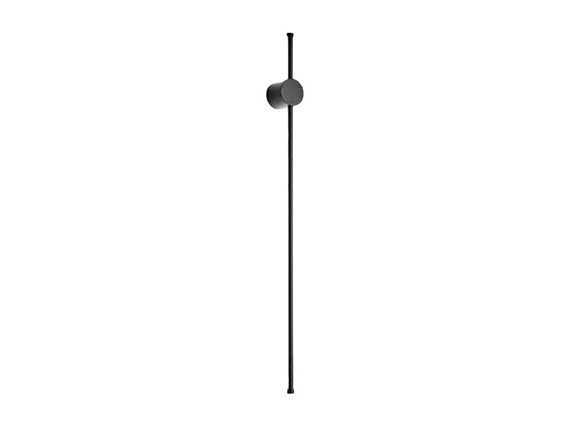 CLOCK Applique LED en aluminium 20W 3000K Perenz 97 cm Noir