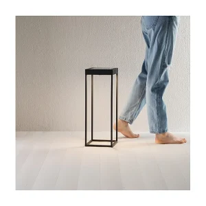 Lampe de table solaire et rechargeable CAGE de Perenz Gris Foncé H50cm Lampe de table solaire et rechargeable CAGE de Perenz Gris Foncé H50cm