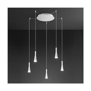 Lustre suspendu CONE blanc mat 5x7W 3000K Perenz Lustre suspendu CONE blanc mat 5x7W 3000K Perenz