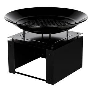 Brazier + houtblokhouder Brazier + houtblokhouder