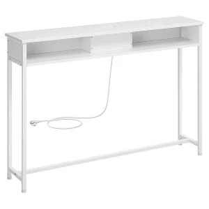 Consoletafel 25x120x81 cm wit